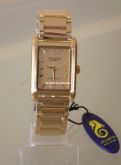 Relógio Atlantis Quadrado Dourado
